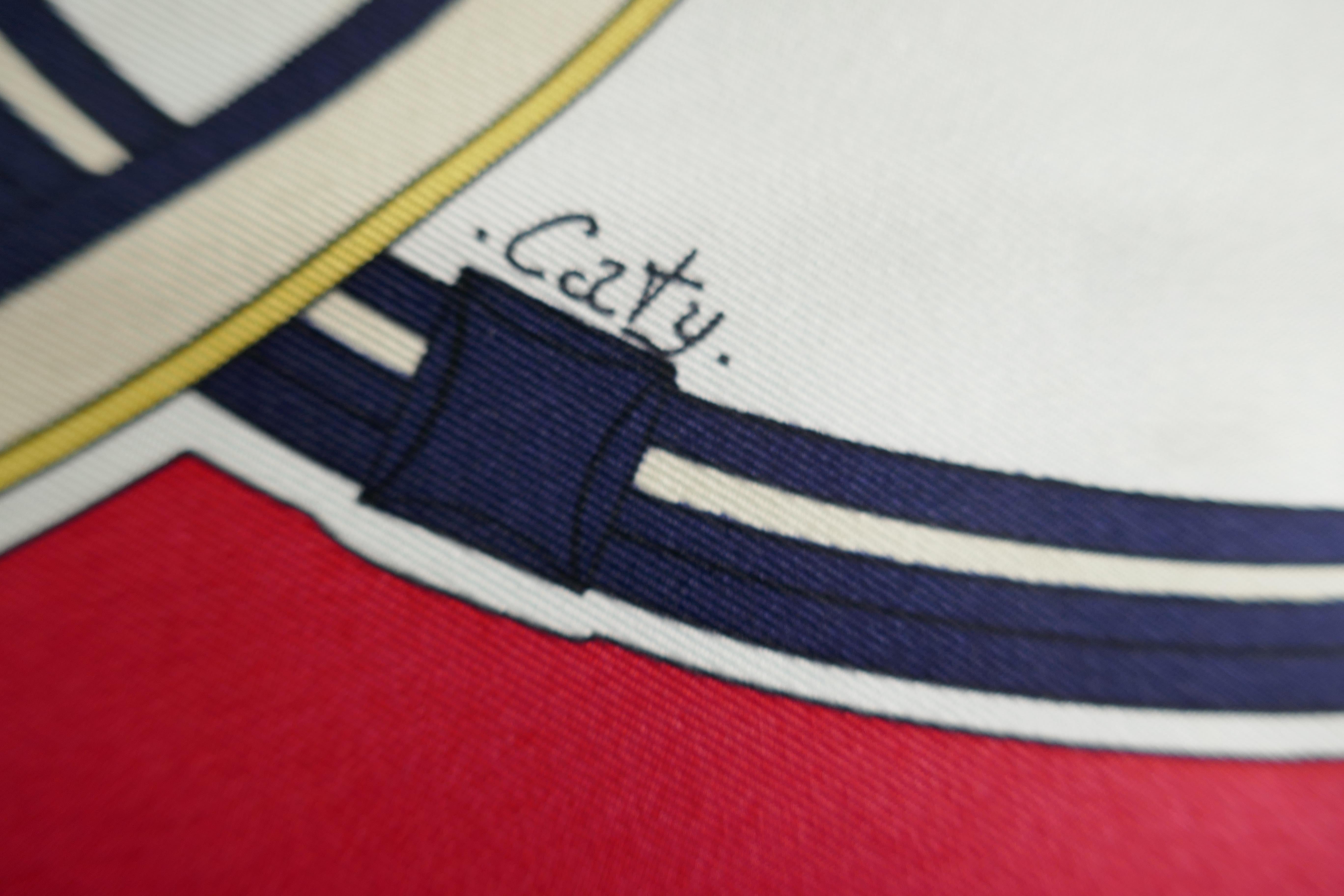 hermes washington's carriage scarf