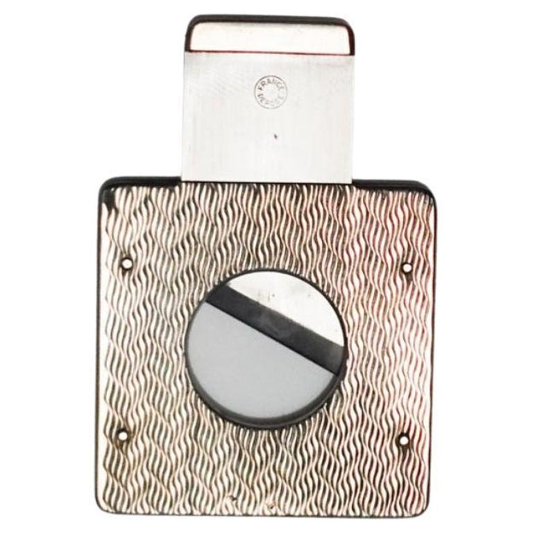 Vintage Hermes Silver Cigar Cutter For Sale at 1stDibs
