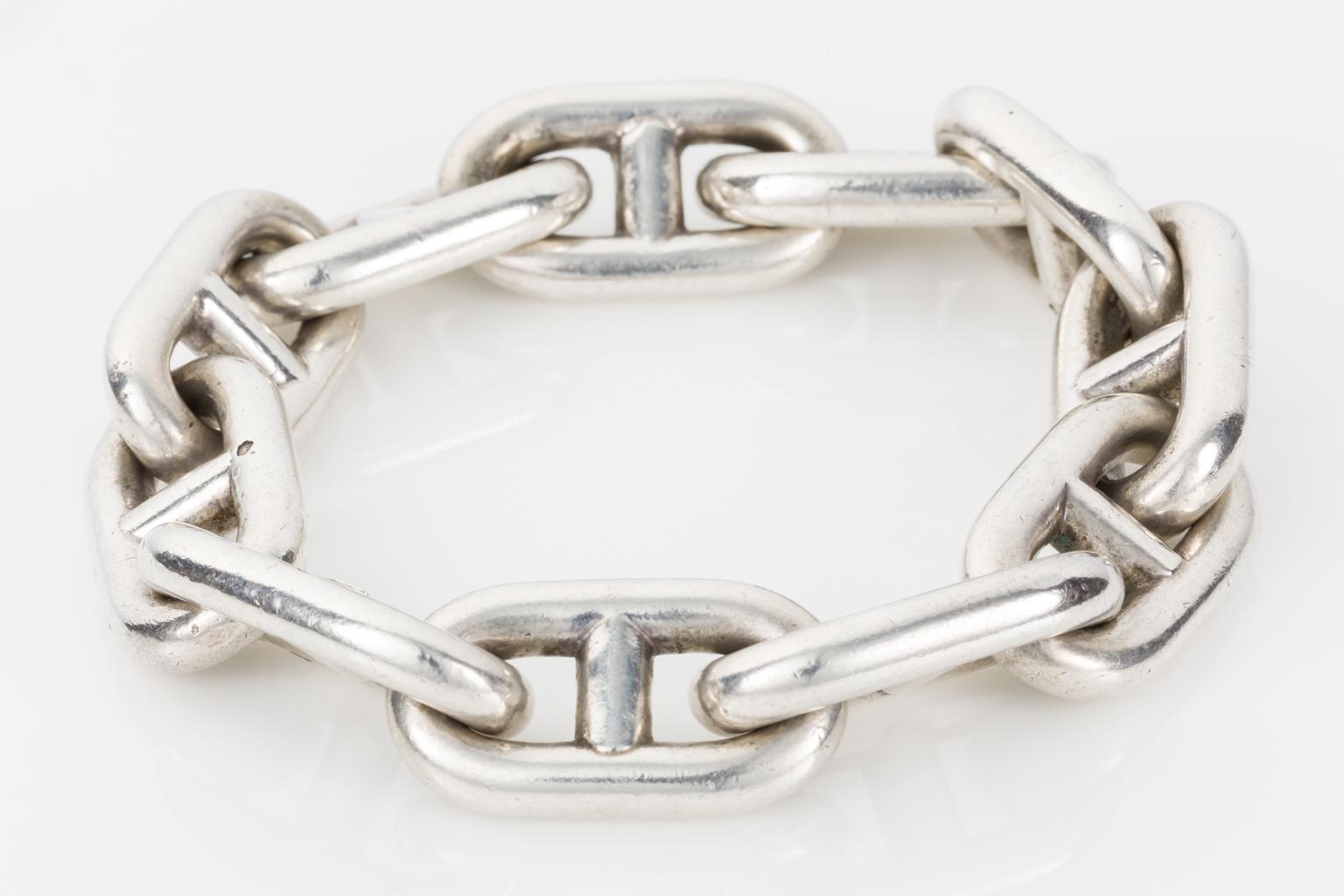 vintage hermes silver bracelet
