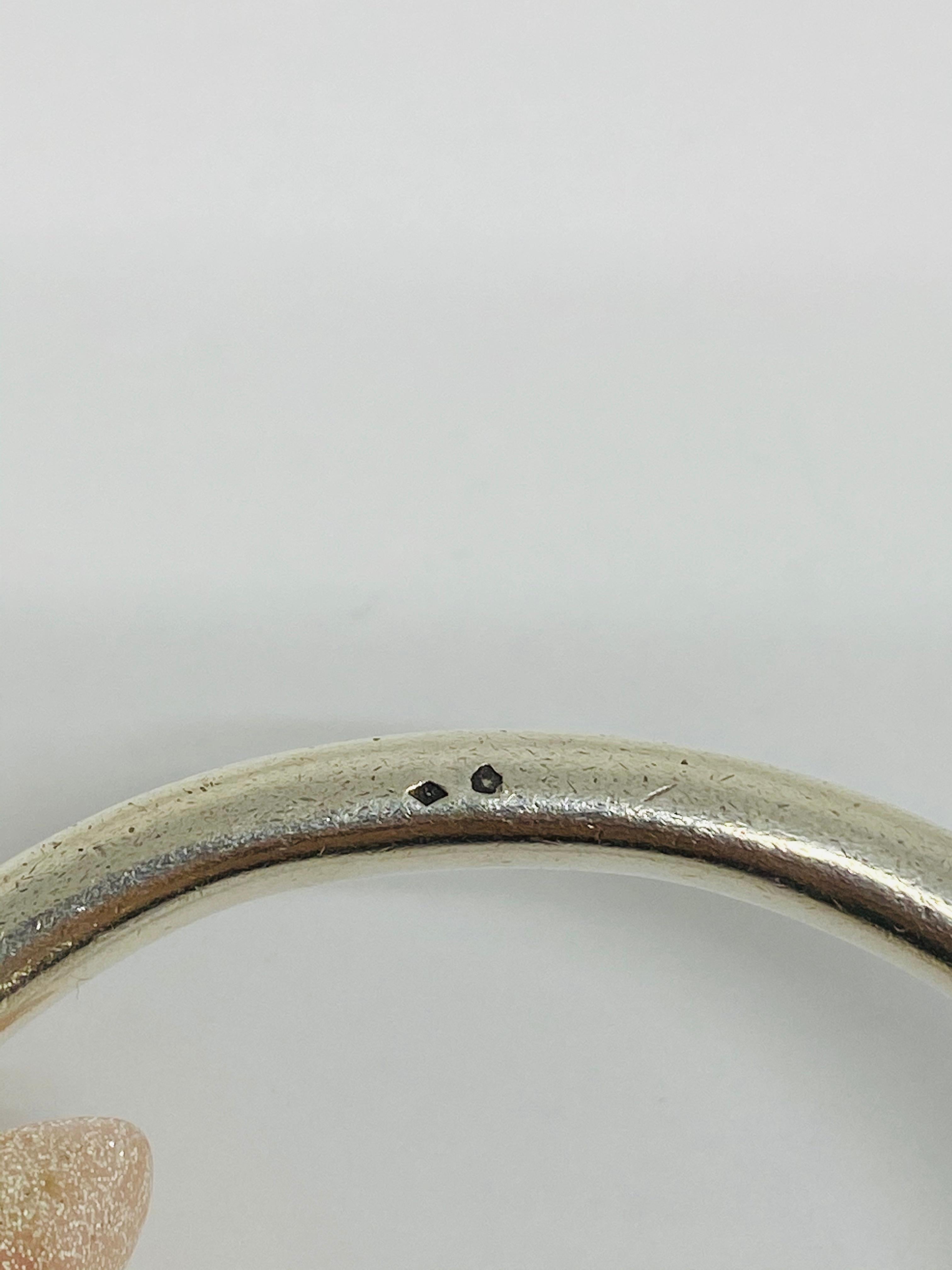 Vintage Hermès Sterling Silver Bangle Bracelet 1