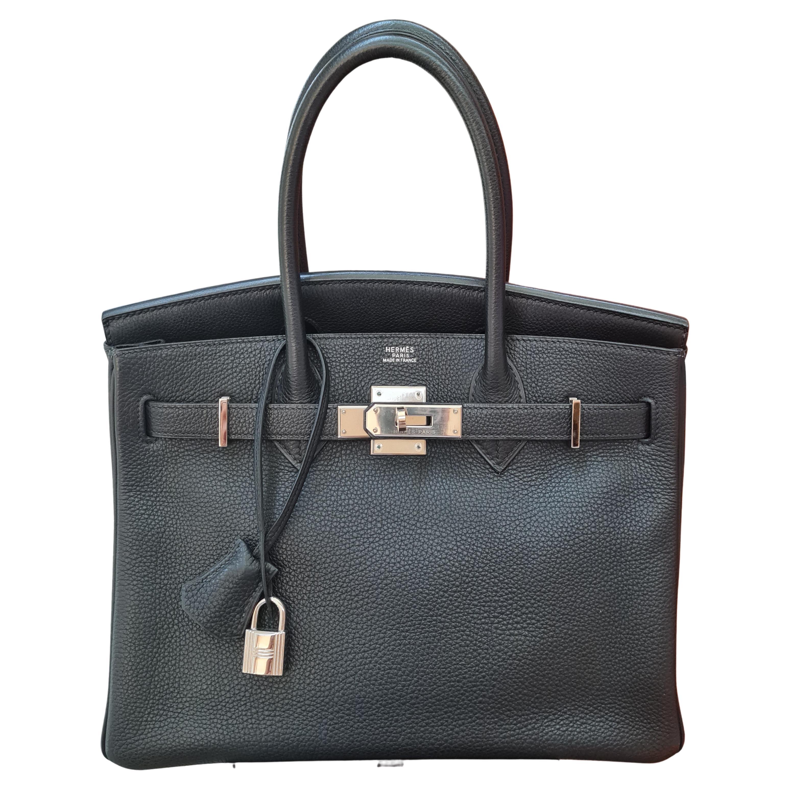 Vintage Hermes Togo Birkin 30 PHW Bag