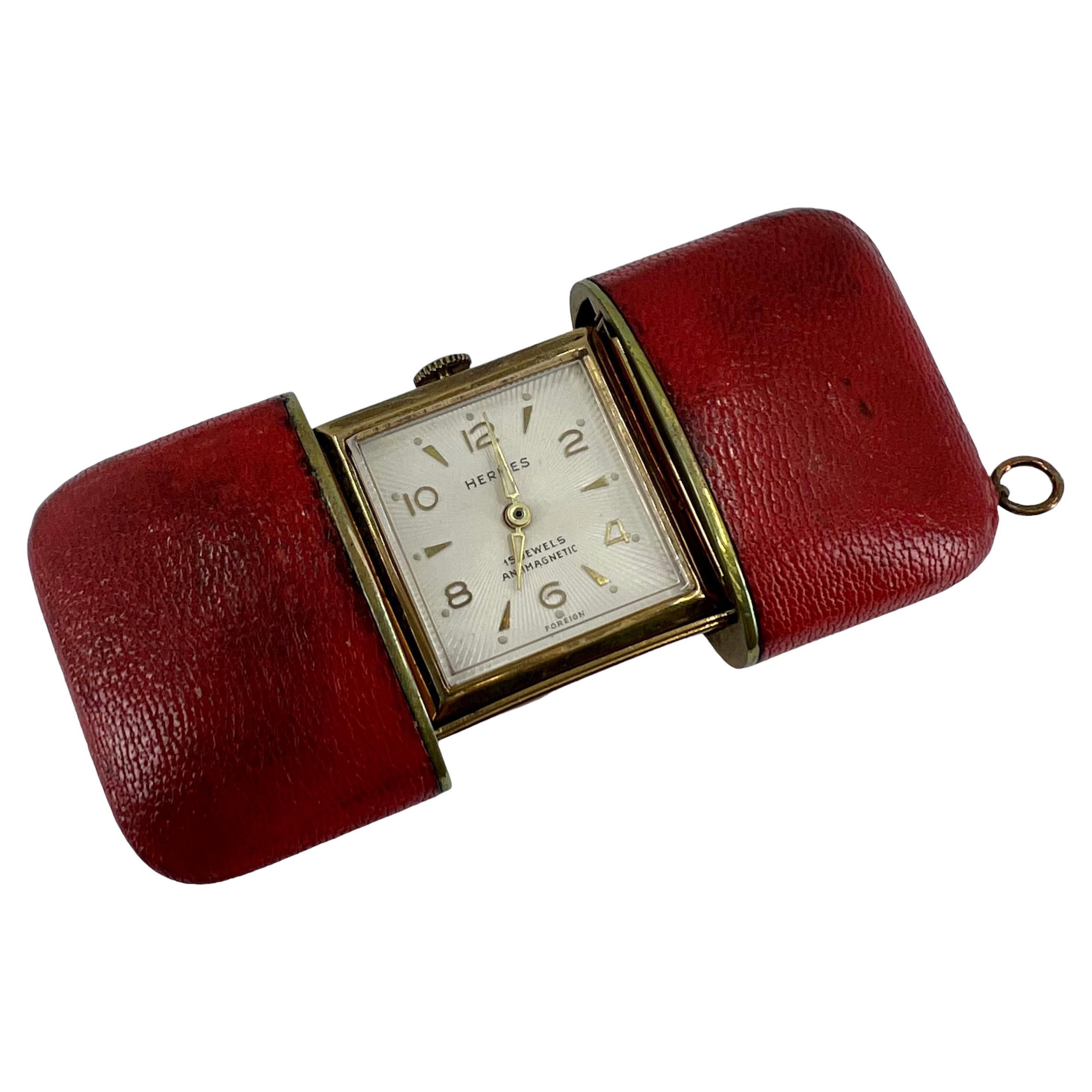 Vintage Hermes Travel Watch C.1960s