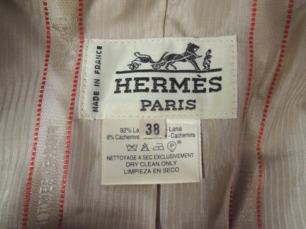 Vintage Hermes Tweed Equestrian Jacket 4