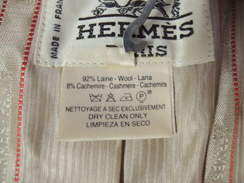 Vintage Hermes Tweed Equestrian Jacket 5