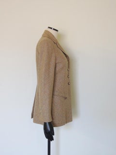 Vintage Hermes Tweed Equestrian Jacket