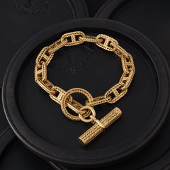 Vintage Hermès X Lenfant 18 Karat Châine D'ancre Bracelet