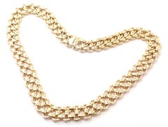 Vintage Hermes Yellow Gold Link Necklace