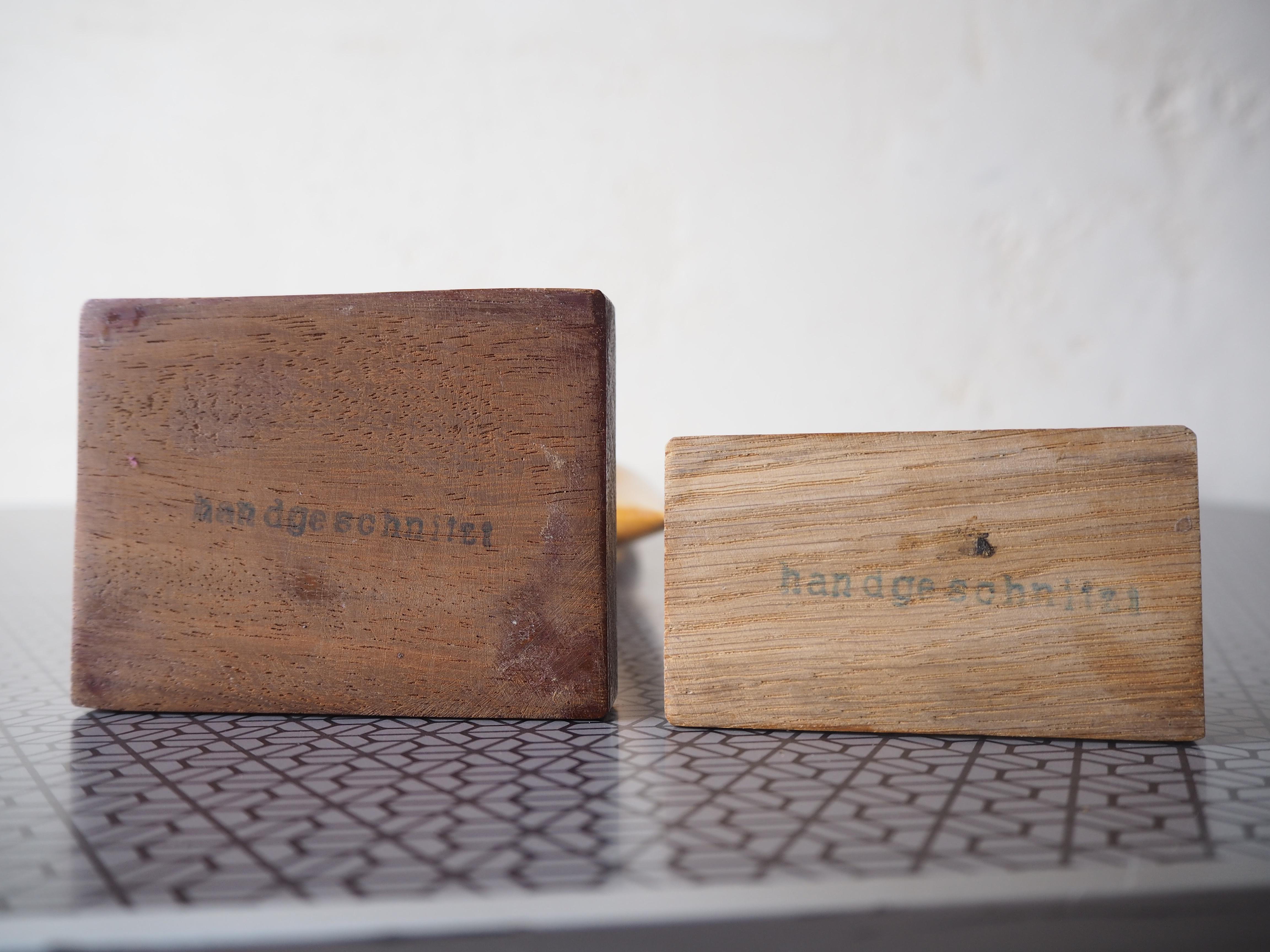 Vintage Herons Statue, Wood Wood, Brussel Style 1970s en vente 7