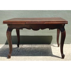 Vintage Herringbone Extendable Dining Table