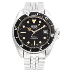 Reloj de buceo vintage para hombre Heuer 200 m Professional de cuarzo, ref. 980.006