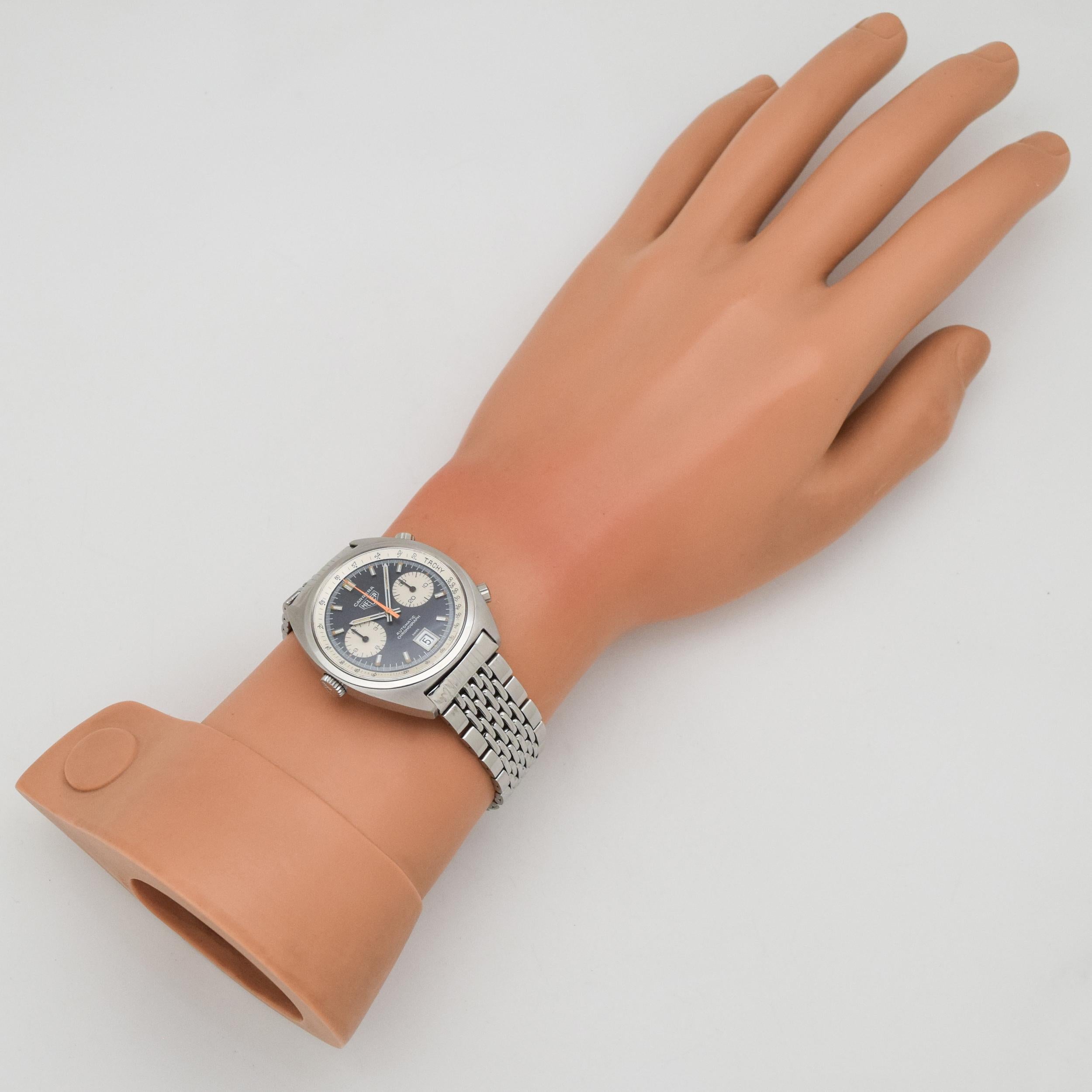 Vintage Heuer Carrera Stainless Steel Watch, 1969 1