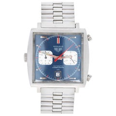 Vintage Heuer Monaco 1133b Automatic Chronograph Men's Watch