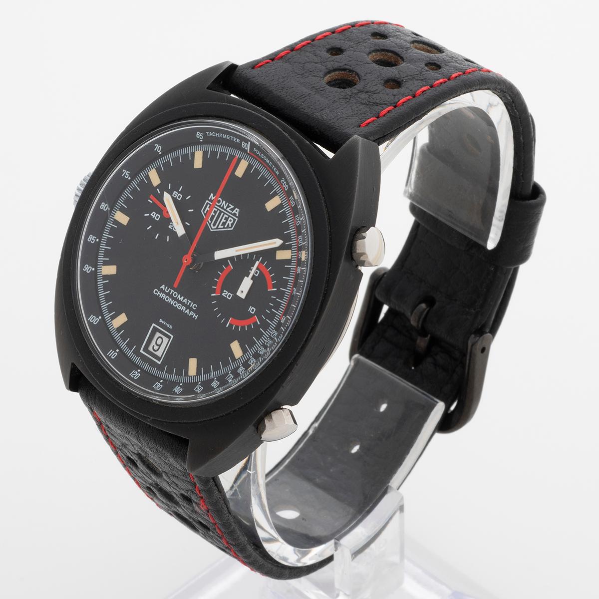 Vintage Heuer Monza 'Nikki Lauder' Ref 150.501, Automatikwerk Kal 15, 1975 im Zustand „Gut“ in Canterbury, England