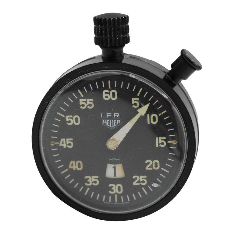 Vintage Heuer Stopwatch 542 838, Vintage Rallye-Timer Schweizer