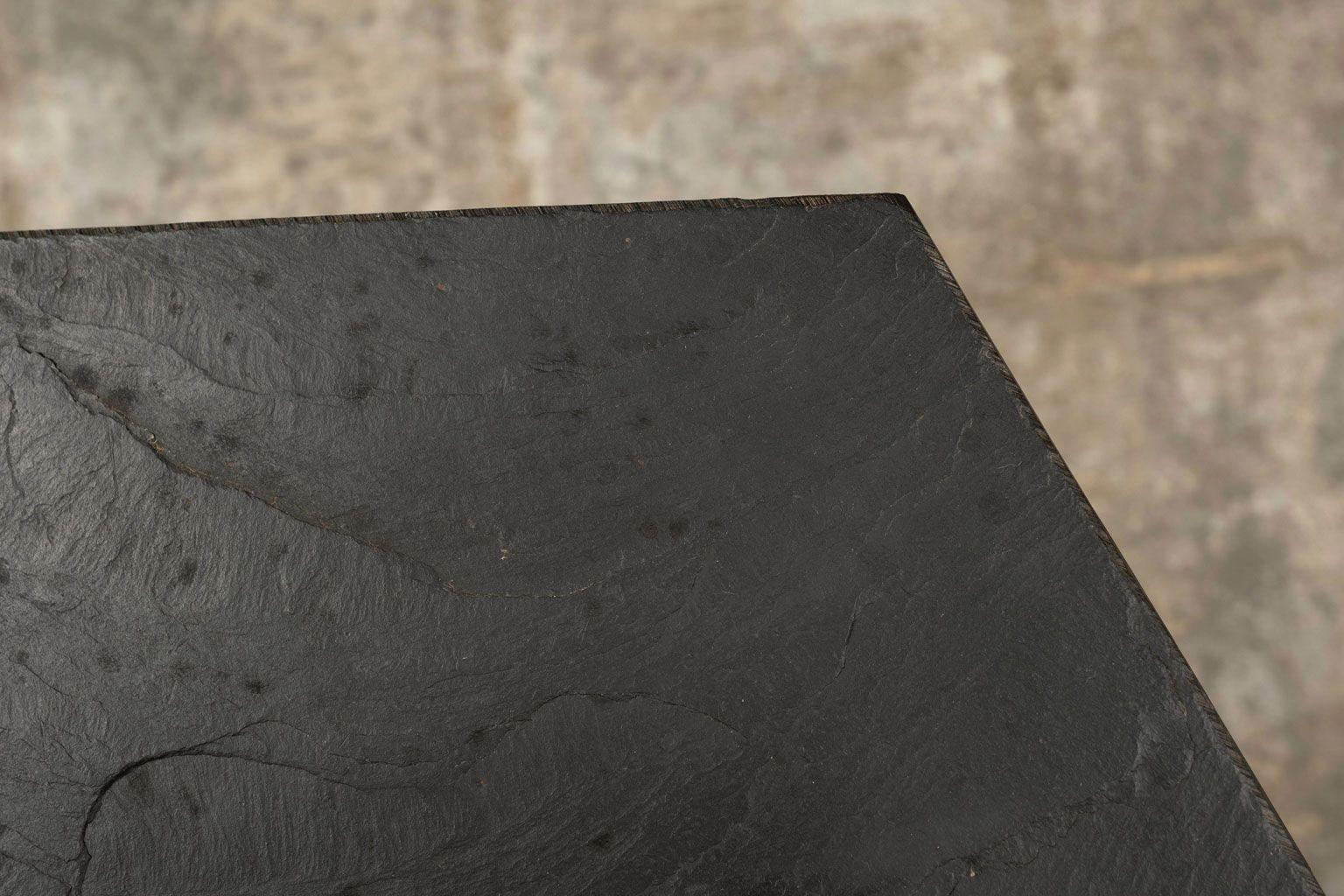 Vintage Hexagonal Shape Slate Table 3