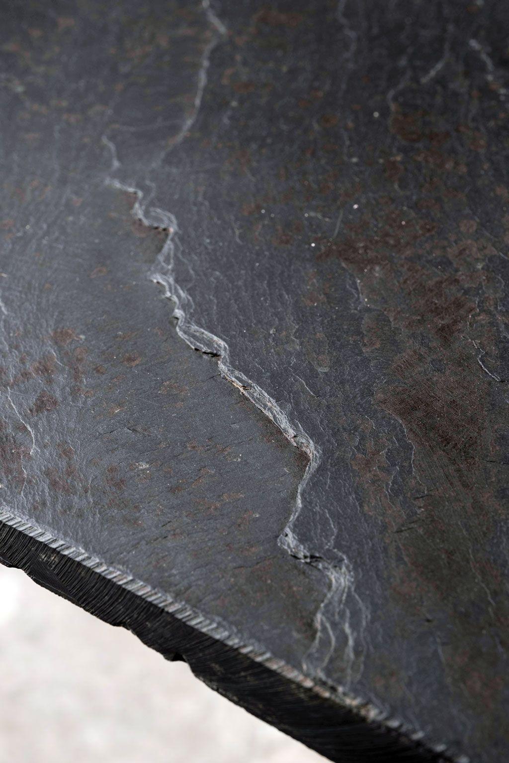 Vintage Hexagonal Shape Slate Table 5