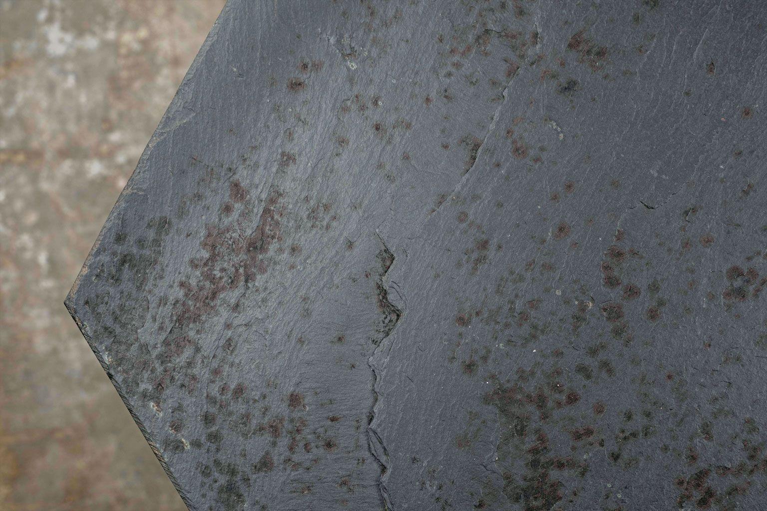 Vintage Hexagonal Shape Slate Table 6