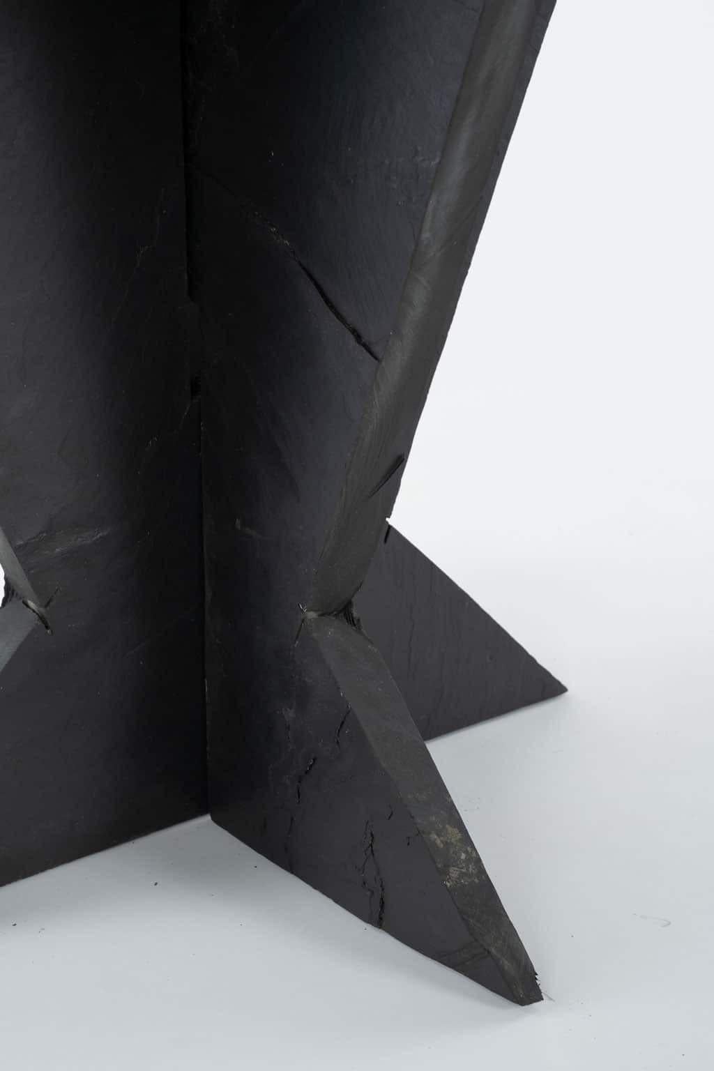 French Vintage Hexagonal Shape Slate Table