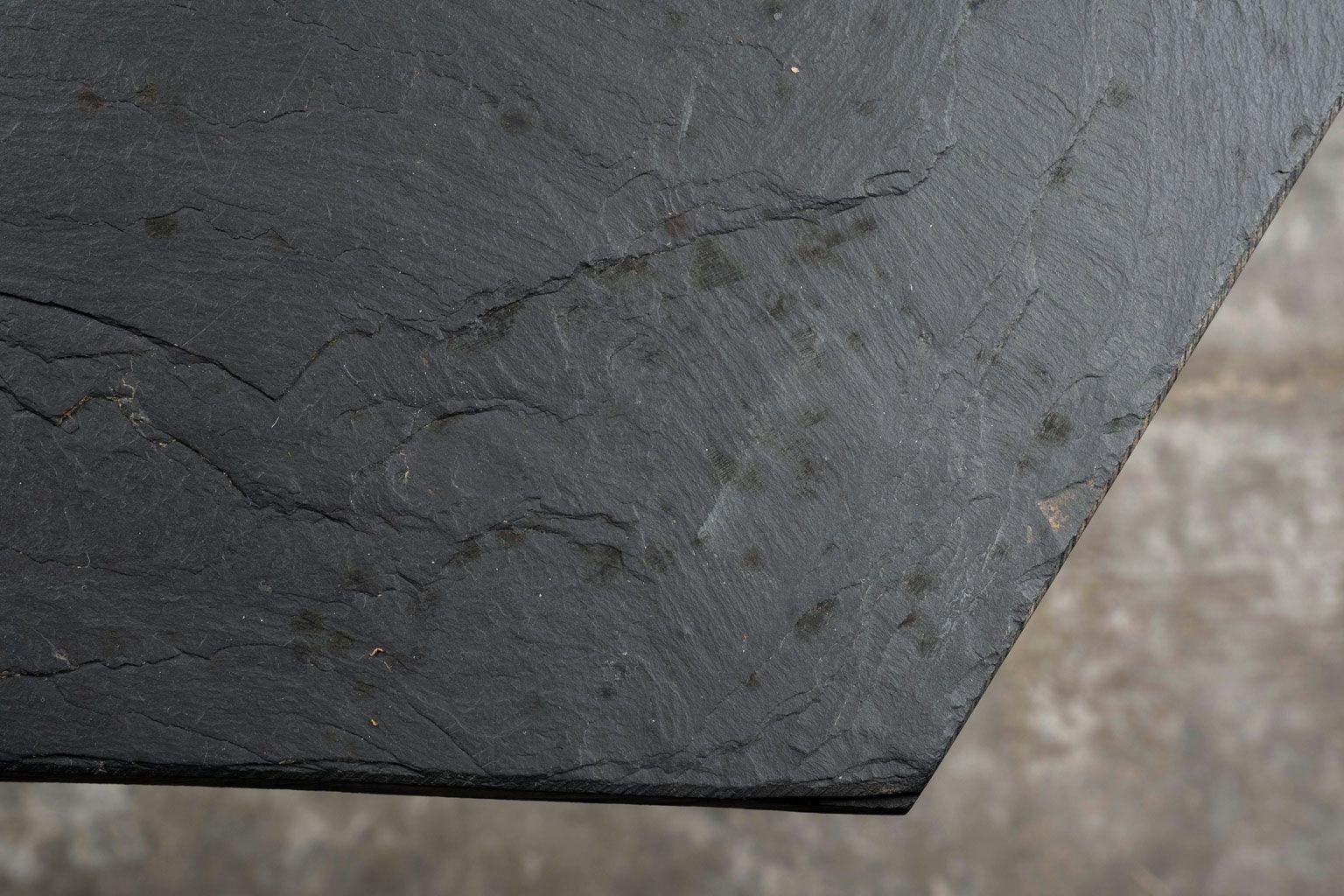 Vintage Hexagonal Shape Slate Table 1