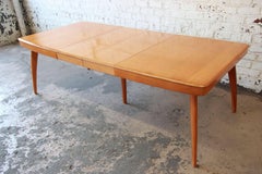 Vintage Heywood Wakefield Mid-Century Modern Extension Table