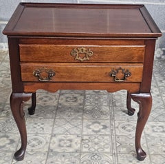 Vintage Hickory Chair Co. Chippendale Style Lowboy Dressing Table Silver Chest