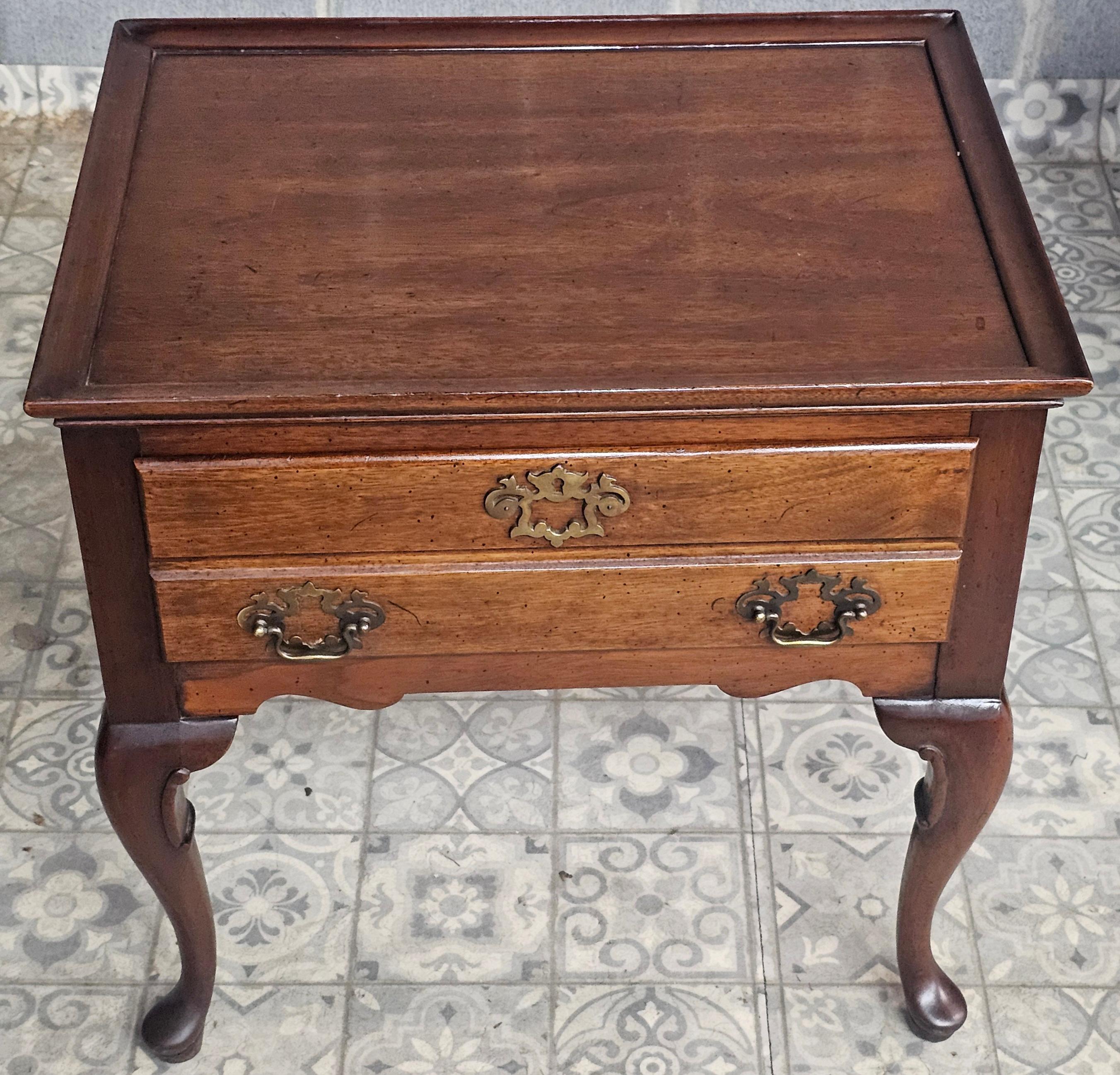 American Vintage Hickory Chair Co. Chippendale Style Lowboy Dressing Table Silver Chest For Sale