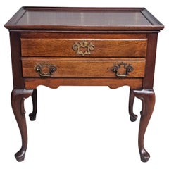 Vintage Hickory Chair Co. Chippendale Style Lowboy Dressing Table Silver Chest