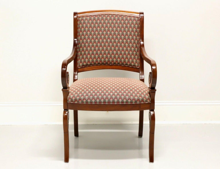 HICKORY CHAIR Mahogany French Charles X Occasional Chair For Sale 4