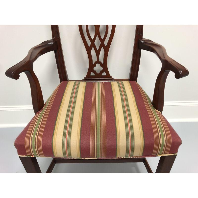 HICKORY CHAIR Solid Mahogany Chippendale Dining Armchair 2