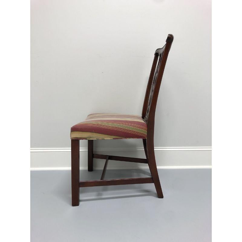 HICKORY CHAIR Solid Mahogany Chippendale Straight Leg Dining Side Chair 1