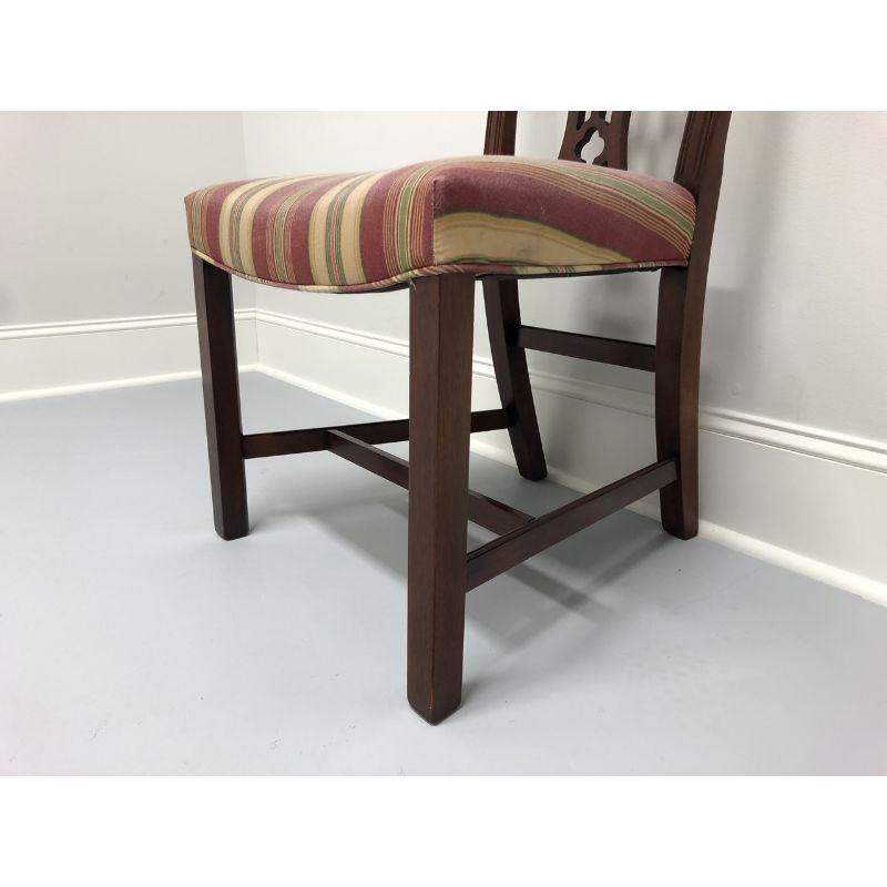 HICKORY CHAIR Solid Mahogany Chippendale Straight Leg Dining Side Chair 4