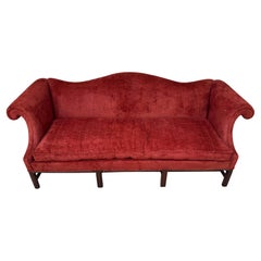 Vintage Hickory Chippendale Sofa