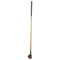 Vintage Hickory Golf Club, Brassie by Chas Roberts