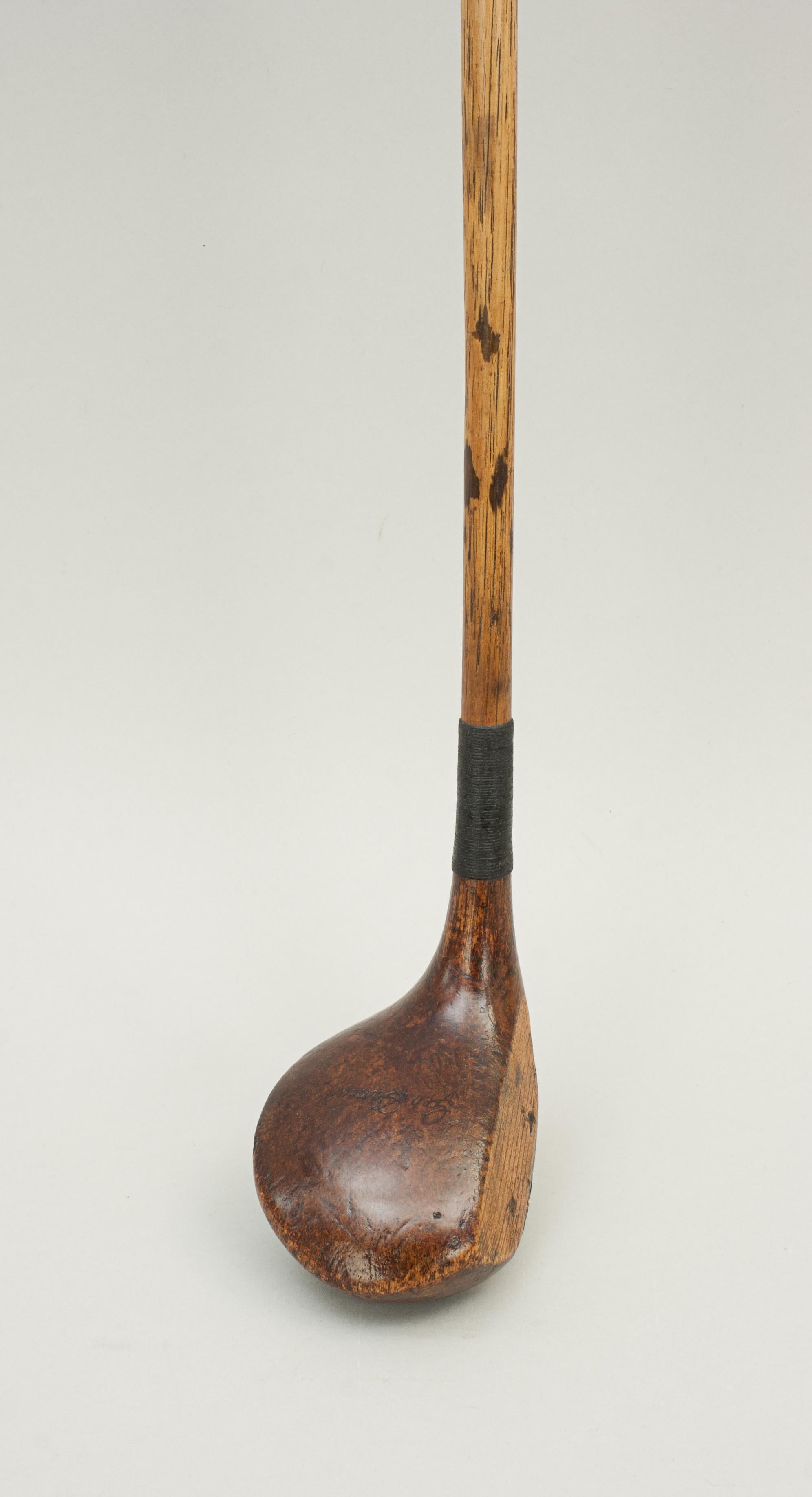 Ancien brassie vintage à tige en caryer J Winton Montrose