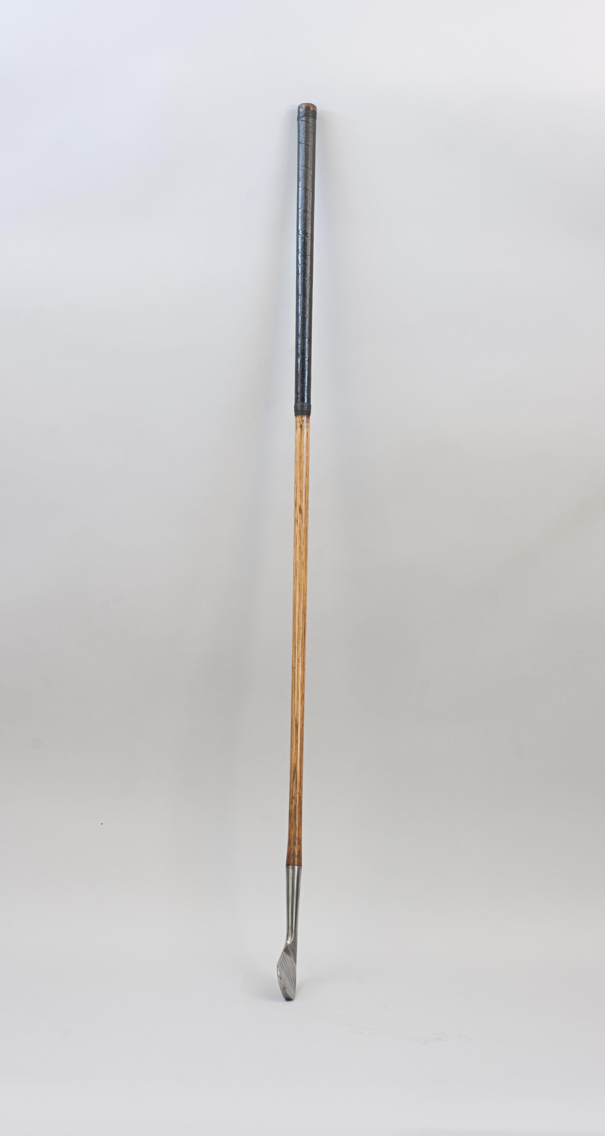 Edwardian Vintage Hickory Golf Club, Mid Iron. For Sale