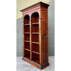 Vintage Hickory White Arched Etagere