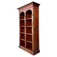 Vintage Hickory White Arched Etagere