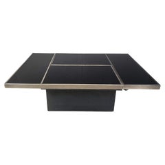 Vintage hidden bar coffee table, 1970s