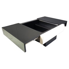 Vintage hidden bar coffee table, 1970s