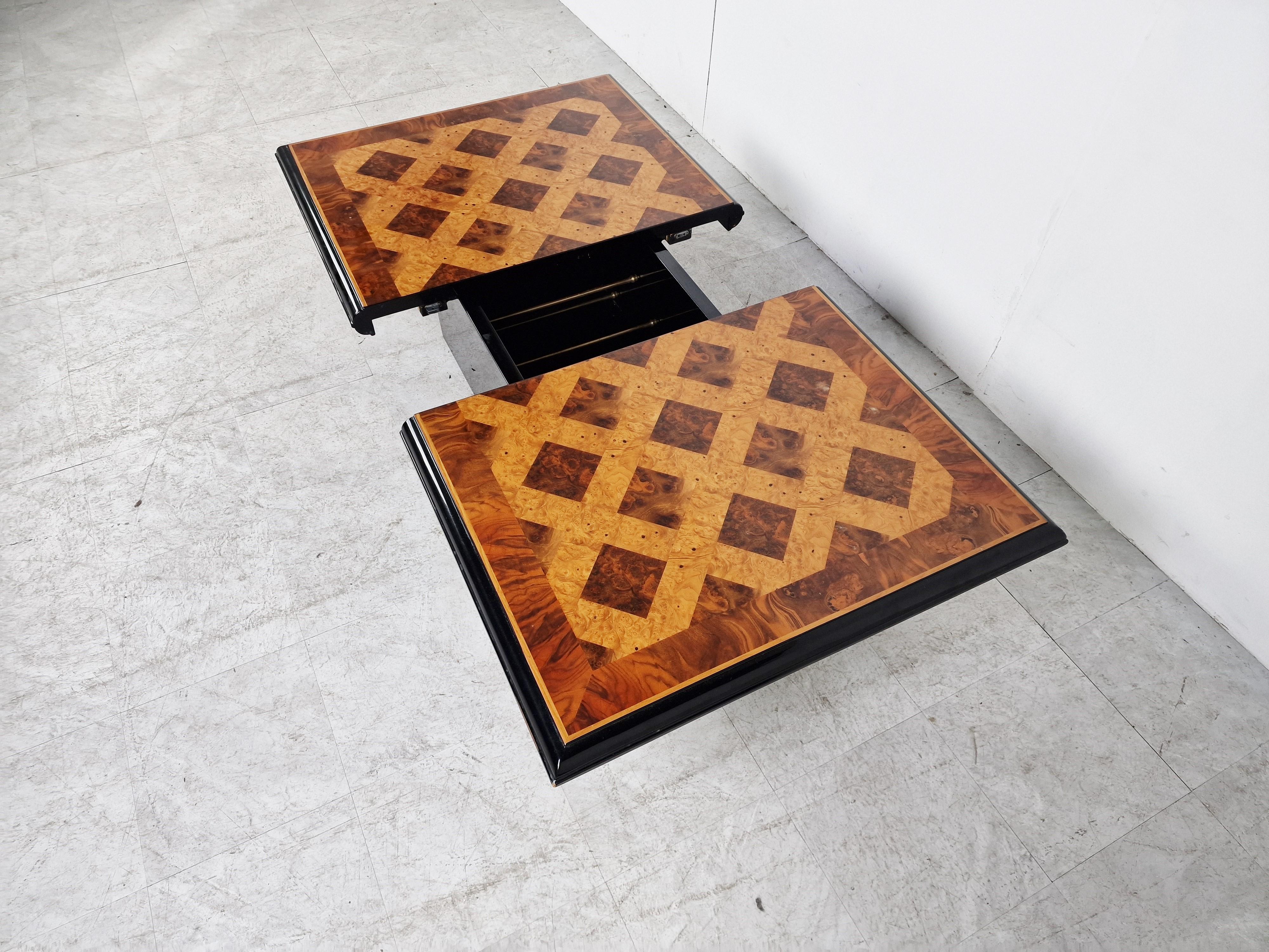 Late 20th Century Vintage Hidden Bar Coffee Table by Eric Maville, 1970s