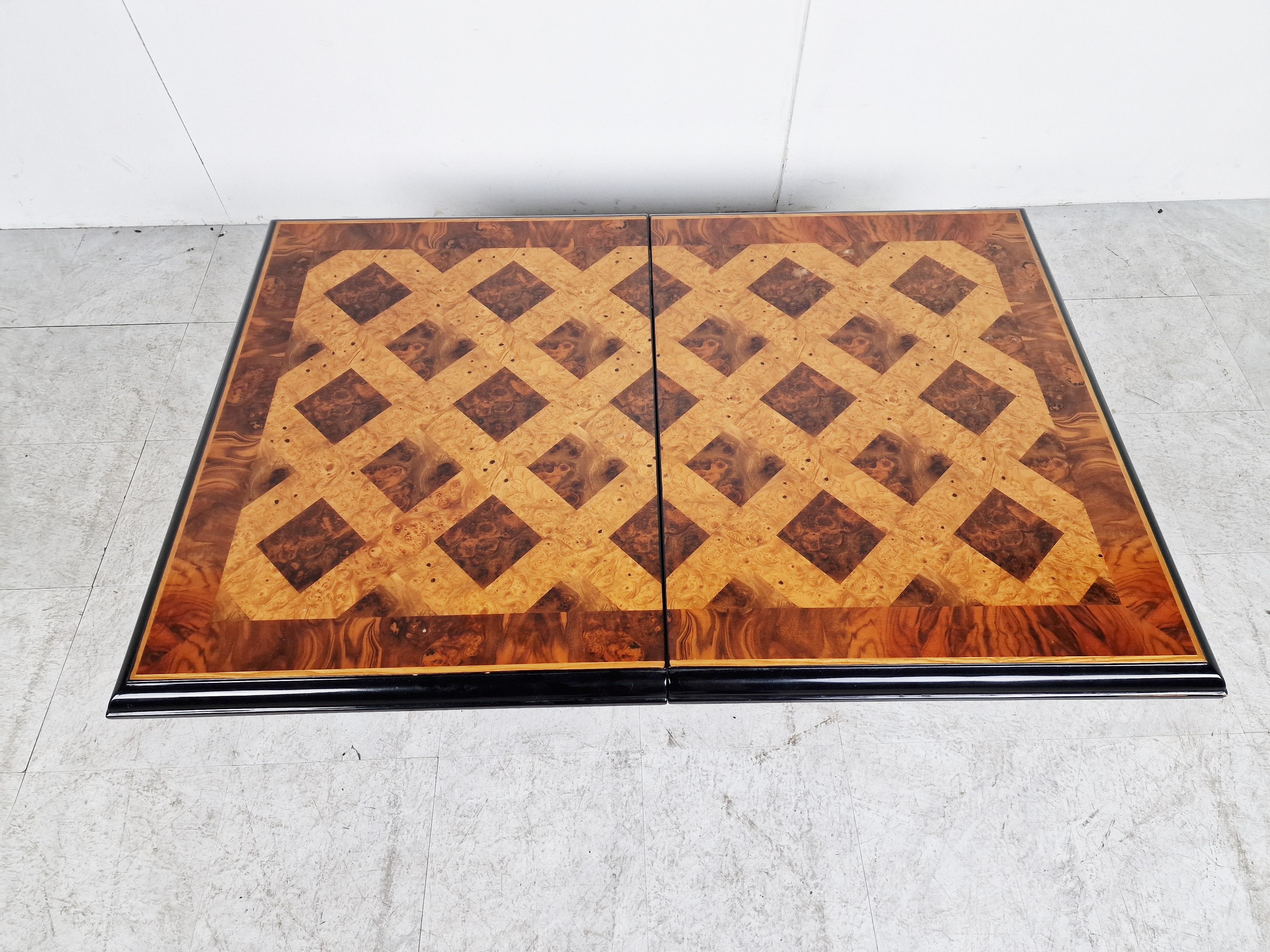 Burl Vintage Hidden Bar Coffee Table by Eric Maville, 1970s