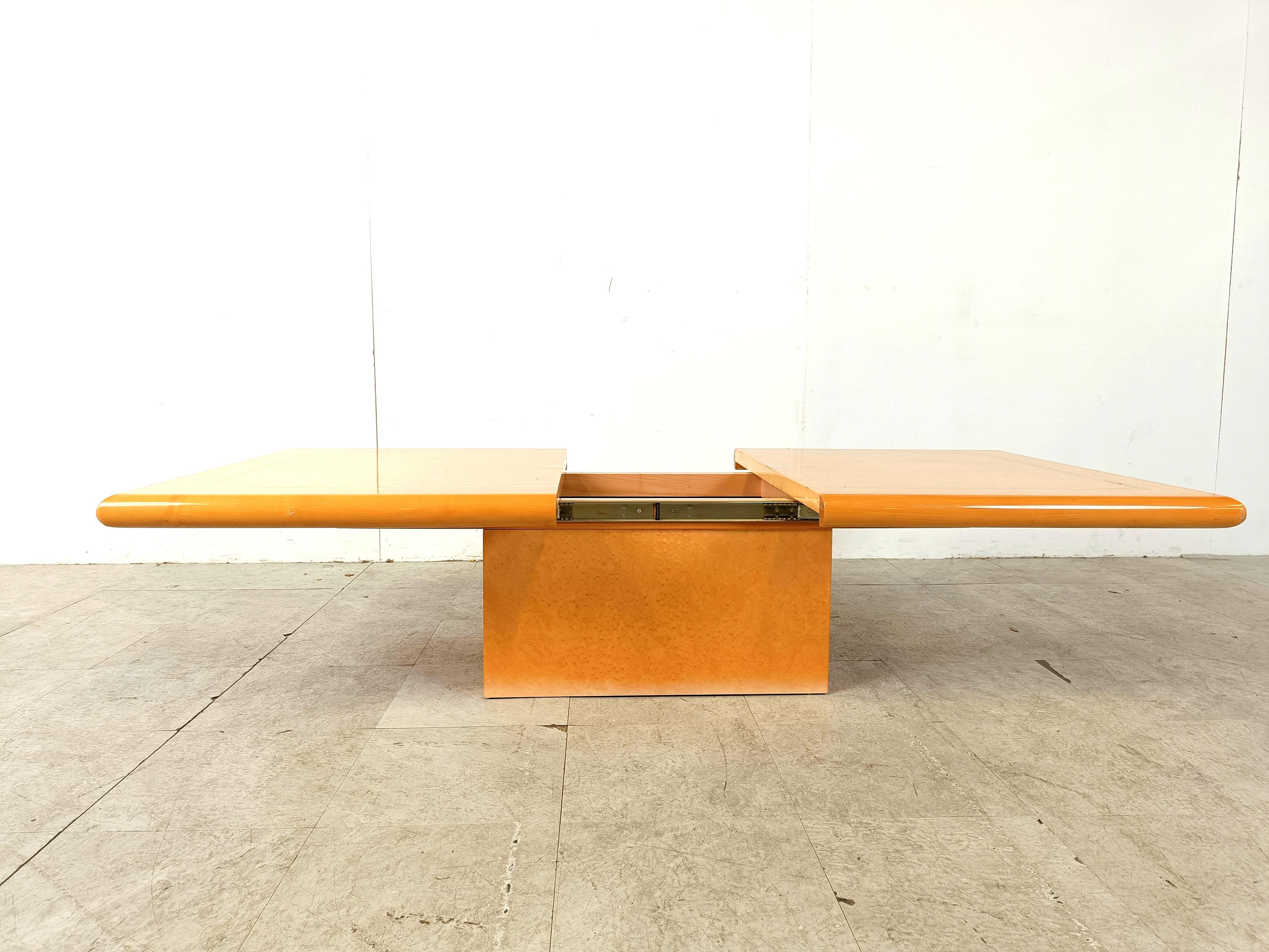 Vintage hidden bar coffee table by Eric Maville, 1970s For Sale 1