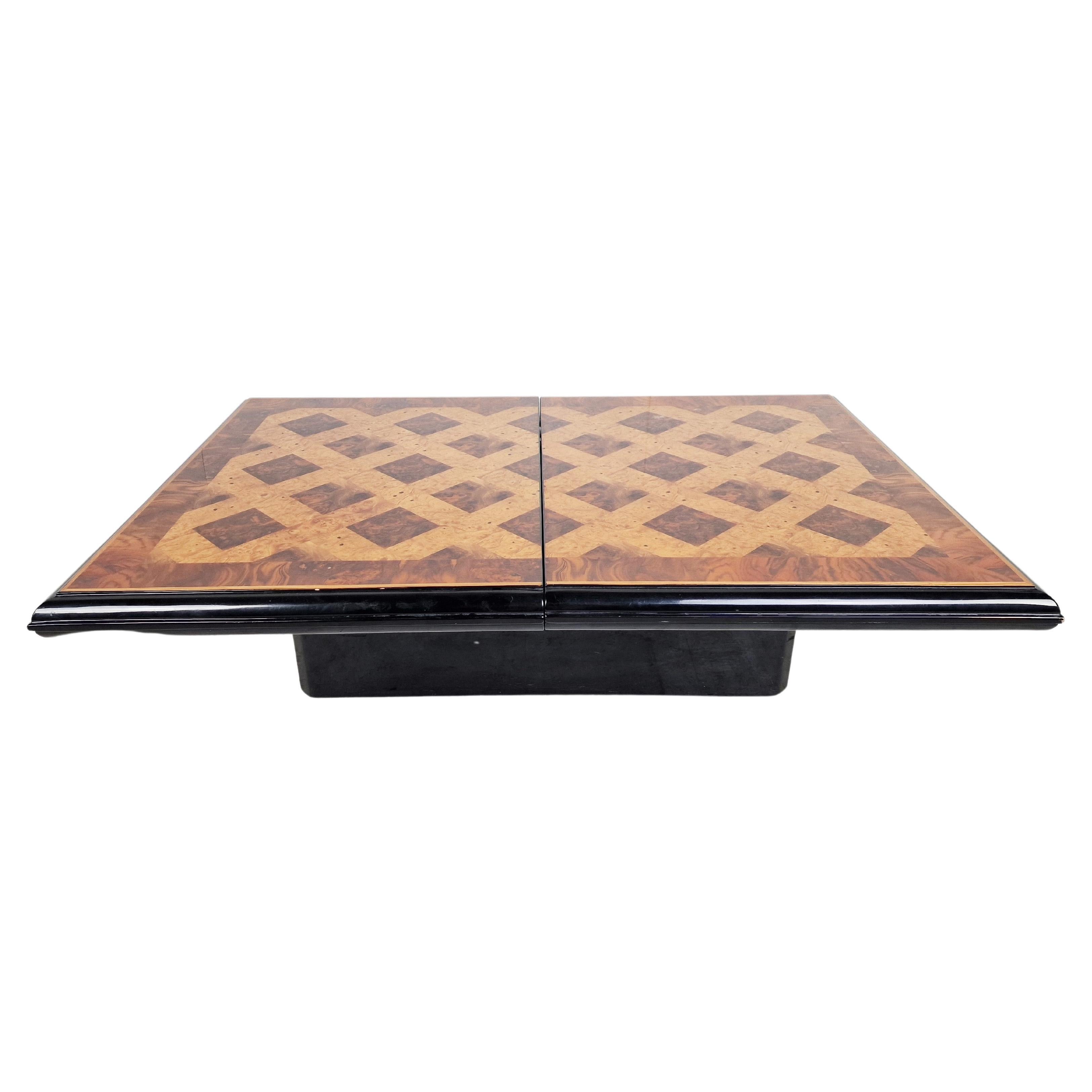 Vintage Hidden Bar Coffee Table by Eric Maville, 1970s