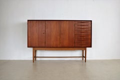 Vintage High Board Dresser Cabinet 60s Danish