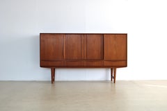 Vintage High Board Wall Cabinet E.W. Bach Danish