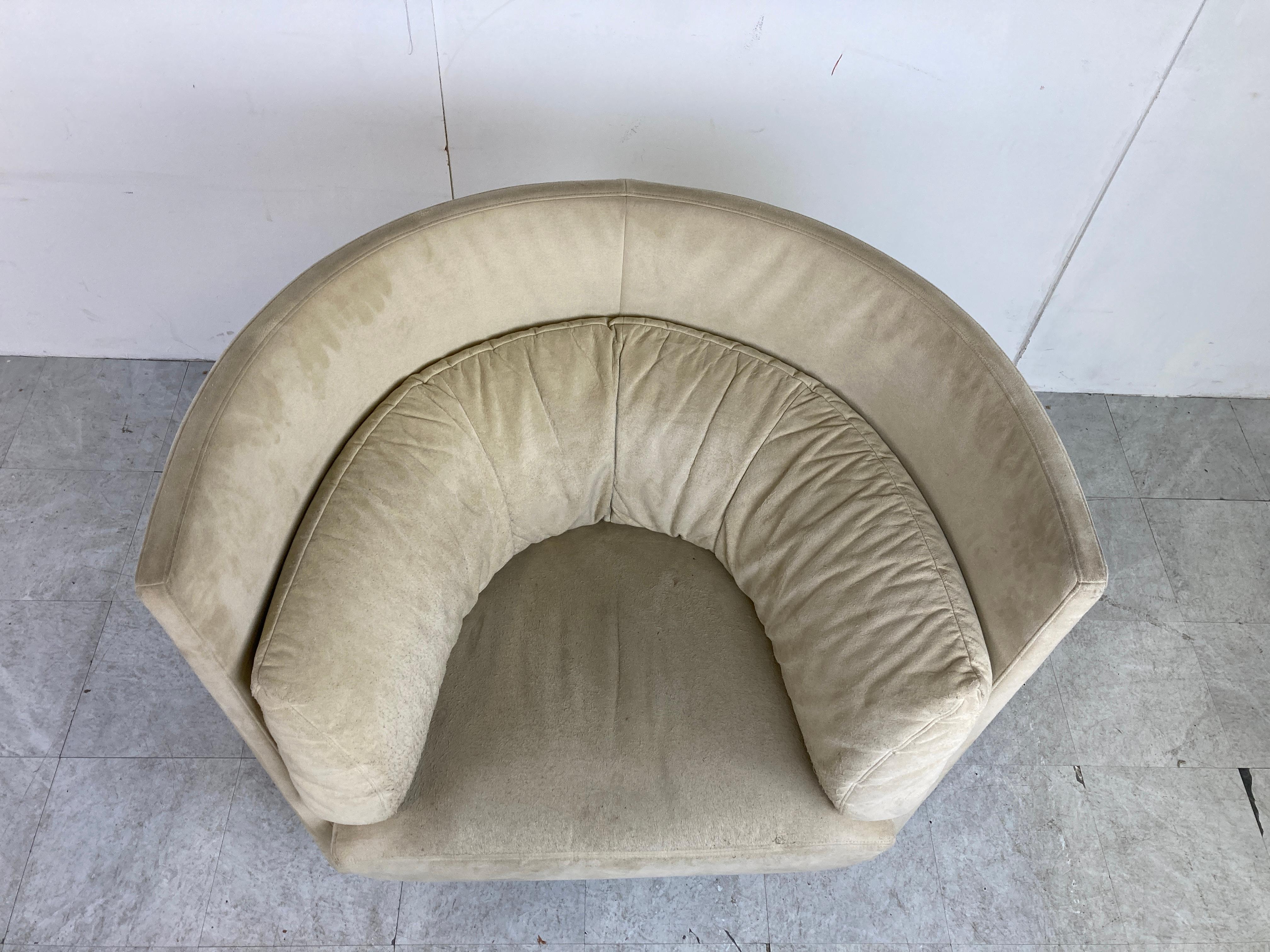Late 20th Century Vintage Highback Lounge Chair by Ligne Roset, 1990s For Sale