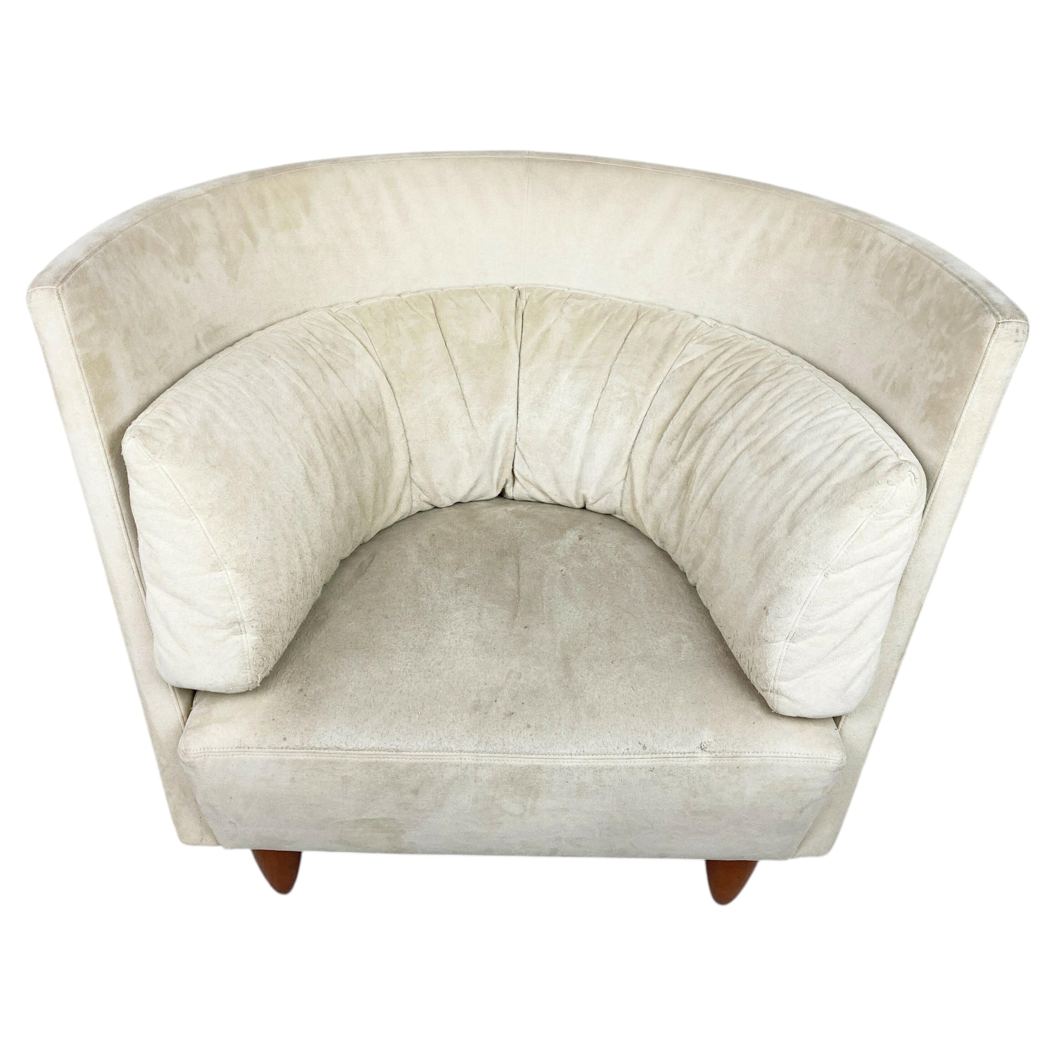 Vintage Highback Lounge Chair by Ligne Roset, 1990s For Sale