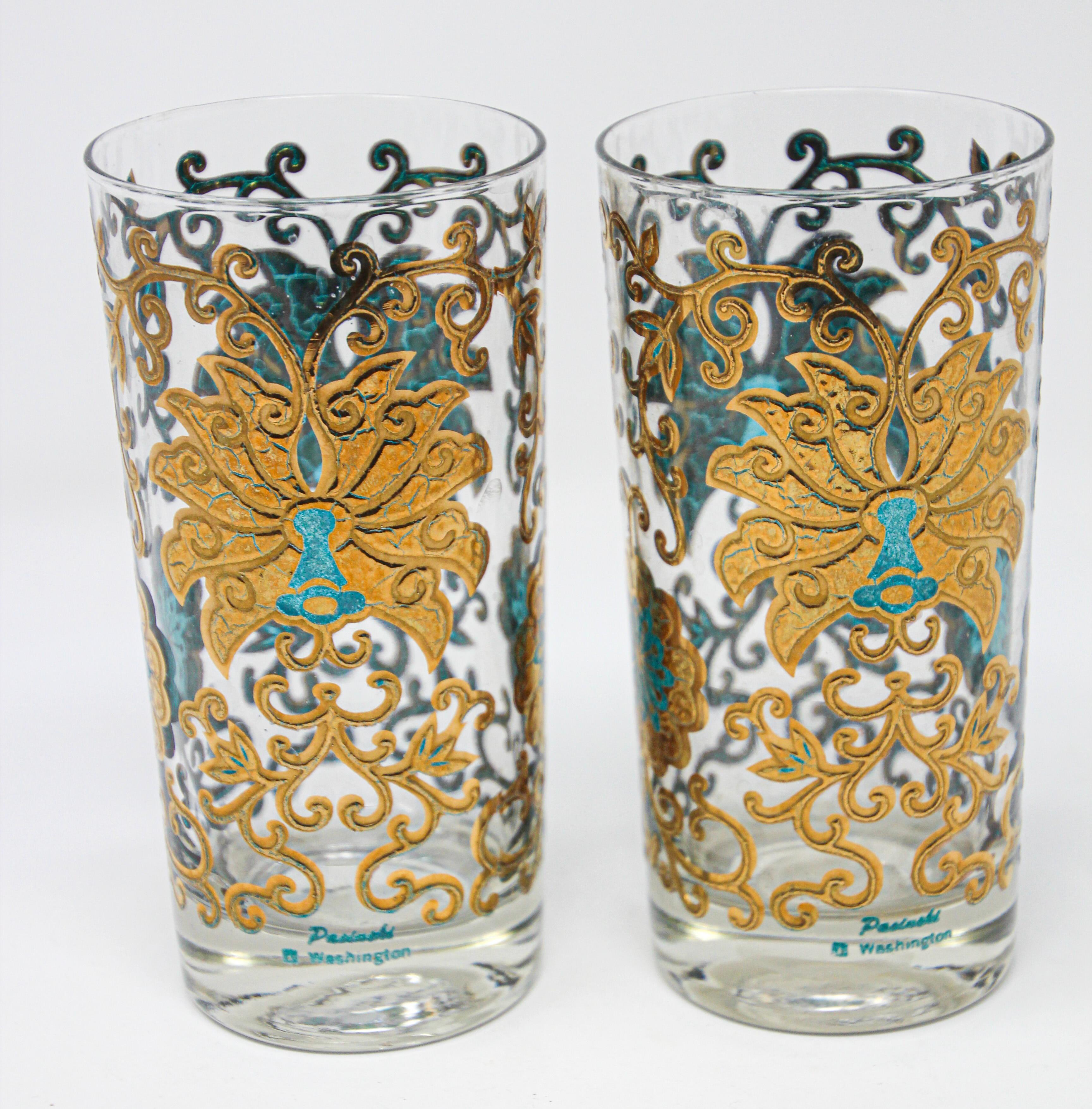 antique highball glasses