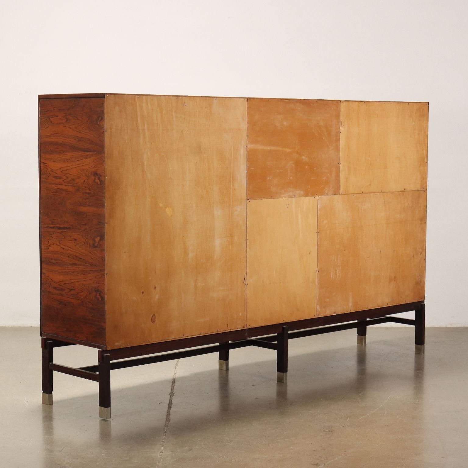 Vintage Highboard Jacaranda Veneer, Italy, 1960s For Sale at 1stDibs