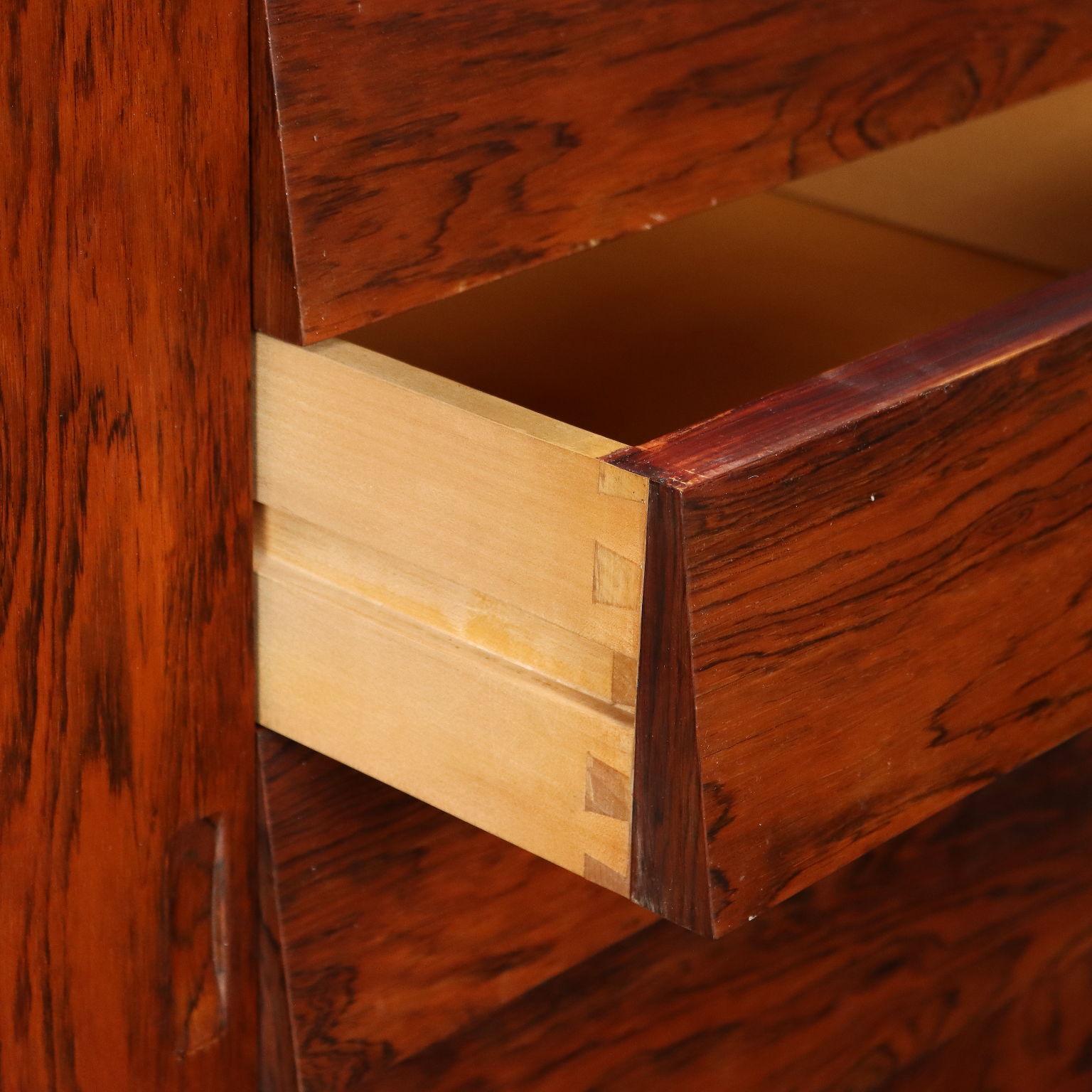 Vintage Highboard Jacaranda Veneer, Italy, 1960s For Sale at 1stDibs